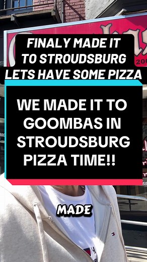 Goomba's Pizza Review in Stroudsburg, PA