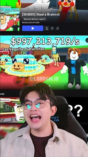 prank maling Skibidi Toilet-nya SULTAN di Steal a Brainrot, tapi ENDING-nya.. 😂