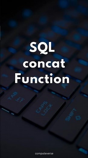 ➕ SQL concat Function: Combining Strings! 🔗