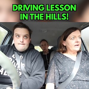 38K views · 441 reactions | Driving lesson in the hills! #driving #parents #learningtodrive #drivinglesson #car #learnerdriver | KDVlogs | Facebook
