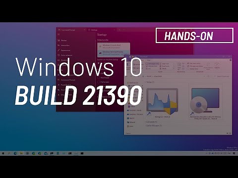Windows 10 build 21390: new Task Manager icon, Windows Terminal default emulator, more