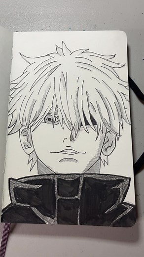 Replying to @AnyoneCanDraw #jujutsukaisen #gojo #gojosatoru #sukuna #jjk #jjkedit #arttutorialsbelike #anime #animeart #drawing #sketchbook #fyp #foryou #fypシ