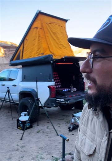 Truck Camping Adventure in the Desert