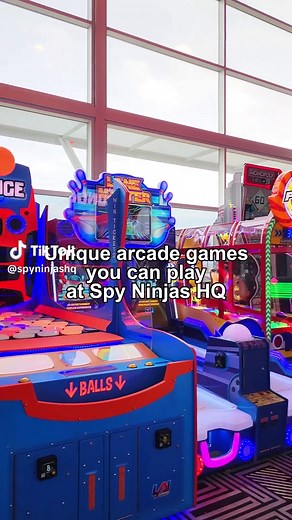 Unique Arcade Games at Spy Ninjas HQ