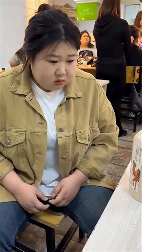 Brother snatched boba tea cold drink from fat sister.