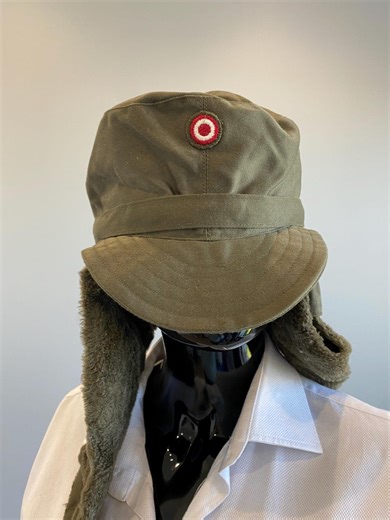 Vintage Austrian Army Winter Cap |bundesheer Khaki 1990| Military Hat Ear Flaps Warm| Wool Blend Size 59| Like New - Etsy