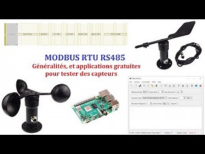 MODBUS RTU RS485 : généralités, et applications gratuites pour tester ses capteurs