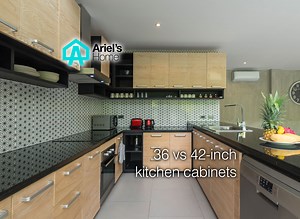 36 vs 42 kitchen cabinets, which to choose? (2026) - Ariel's Home
