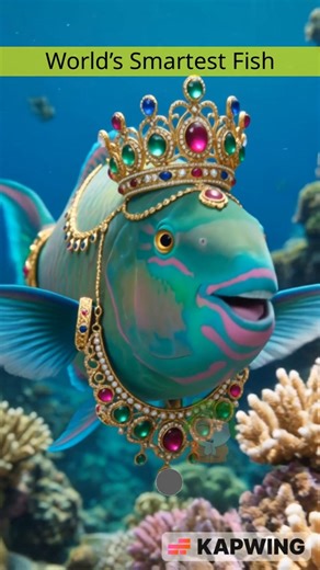 World’s Smartest Fish is Parrotfish #facts #animals #ocean