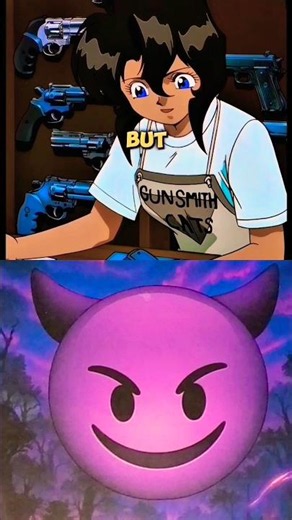 [Gunsmith Cats] Her Heart Was Truly Bulletproof 💔 #shorts
