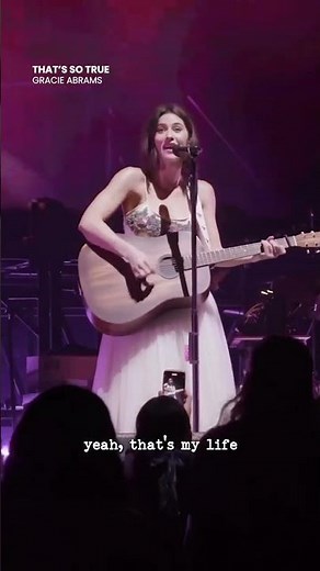Gracie Abrams' 'That’s So True' (Live at Radio City Music Hall) performance is one of a kind! 🫶💙