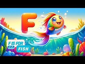F is for Fish - Fun Alphabet Song for Kids | Learn Phonics & the Letter F