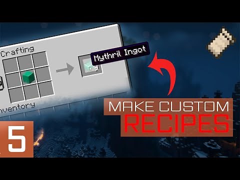 Minecraft 1.18.1 Fabric Modding | CUSTOM RECIPES