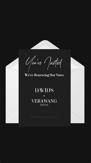 DAVID'S x VERA WANG BRIDE It's Official: We’re renewing our vows 💍 and you’re invited. From iconic wedding gowns to planning essentials, there’s so much in store. RSVP via the link below to make sure you don't miss a minute, including access to a limited drop of archival pieces from White by Vera Wang bridal and bridesmaids collections. https://www.davidsbridal.com/vera-wang-bride #weddingplanning #bridetobe #dreamwedding #dreamweddingdress | Love Stories TV