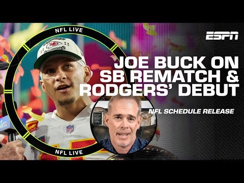 Joe Buck reacts to Eagles-Chiefs & Bills-Jets MNF schedule release | NFL Live