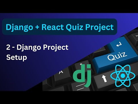 How to Setup Django/DRF Project | Complete Django and React Project #2