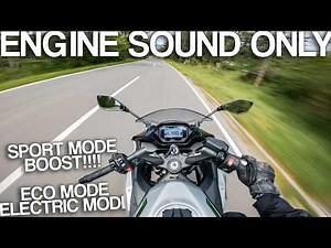 first ever HYBRID MOTORCYCLE in action! Kawasaki Ninja 7 Hybrid sound & riding experience