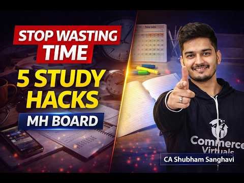 5 Productivity Hacks for 11th–12th MH Board Students 🔥 | Study Smart, Score More