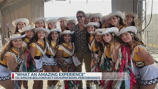 Apache Belles shine at Super Bowl 60 pregame show with East Texas pride