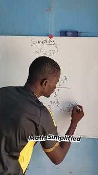 simplify indices #maths #mathsimplified