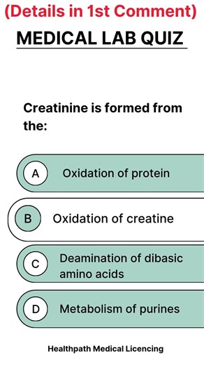 MCQs ASCP, CSMLS, DHA, DOH, MOH, or SCFHS Medical Laboratory Licensing Exams