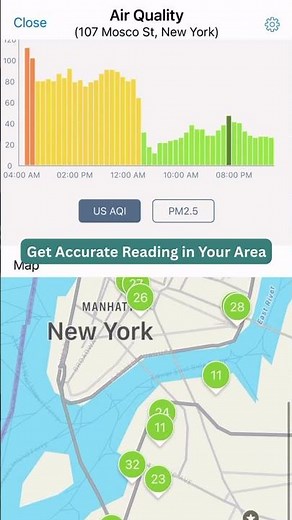 Check real-time AQI with WeatherMate!#weathermate #aqi #airquality #weather #climate