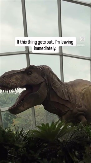 I didn’t expect an animatronic T-Rex to look this realistic.