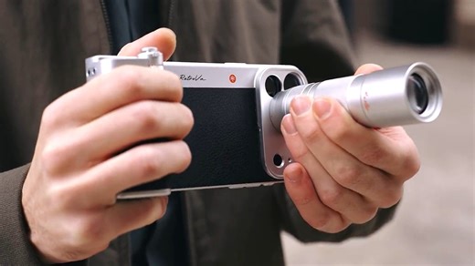 Apple iPhone as a real camera: Professional kit with teleconverter for better zoom now crowdfunding