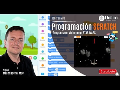 7. Tutorial SCRATCH / MBLOCK - ¿Como hacer un juego de naves STARWARS con SCRATCH?