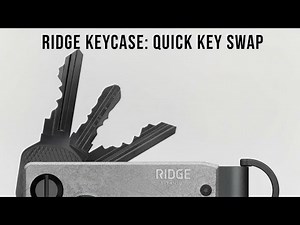 How to Add and Remove Keys from the Ridge Titanium KeyCase