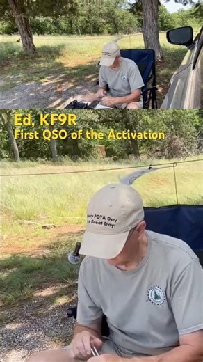 FIRST QSO Magic! Ed KF9R Starts the Activation Right 🔥 CW POTA