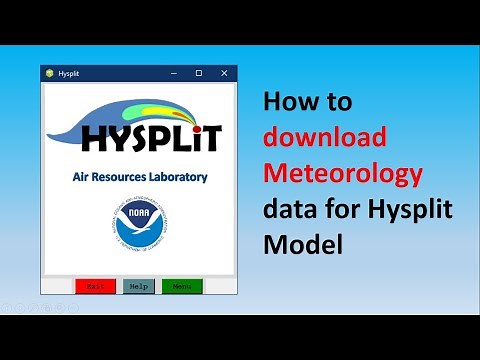 How to download Meteorology data for hysplit model