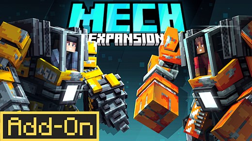 [Add-On]机甲扩展包-我的世界市场包免费下载-Minecraft Marketplace Mech Expansion