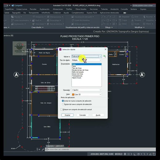 QSELECT in AutoCAD | Quickly select objects