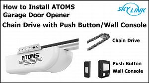 Watch Skylink ATOMS Chain Drive Garage Door Opener Installation Video on Amazon Live