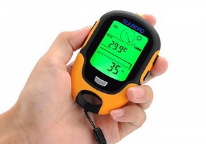 Метеостанція портативна Sunroad FR500 (7 в 1): альтиметр, барометр, компас, гігрометр, термометр, годинник, ціна: 1428 ₴, купити на Prom.ua