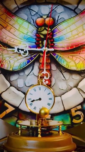 Đồng hồ chế tác Briggs Rotary Pendulum Flying Ball sáng chế tại Đức năm 1855 #homedecor