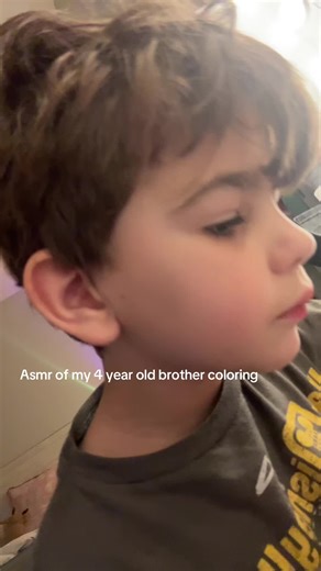 Asmr Session: My 4-Year-Old Brother Coloring