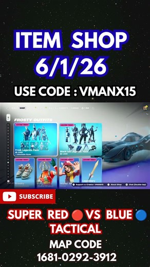 Fortnite’s Item Shop Daily Update (6/1/26)