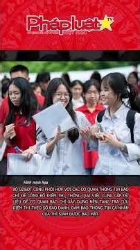 Cách tra cứu điểm thi tốt nghiệp THPT 2026 #videophapluat