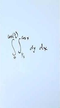 Interpret this Double Integral