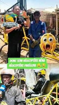 Son hélicoptère dément le faux hélicoptère