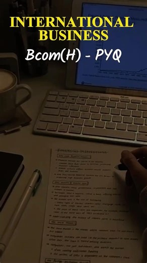 International Business | PYQ 2024, Bcom(H) | Delhi University #delhiuniversity #bcom4thsem