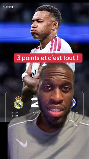 Real Madrid bat l'Inter 1-0 grâce à Mbappé — résumé et faits clés