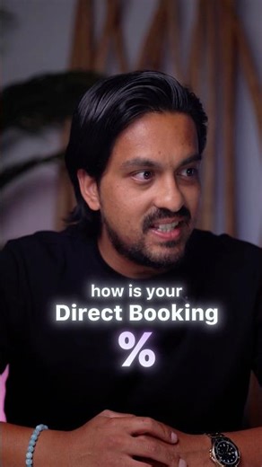 How is your direct booking % ...