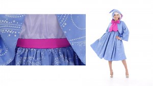 Disney Cinderella Adult Fairy Godmother Costume, Officially Licensed Halloween Costumes for Women, Size XXL (22-24)