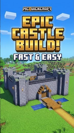 Easy Castle Build in Minecraft! 🏰