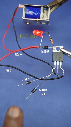 experiment with MOSFET #shorts #experiements #scienceproject #electronics