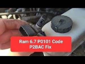 Ram 6.7 P0101 Code with P2BAC fix