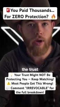 Revocable vs Irrevocable: Which Actually Works #EstatePlanning #WealthBuilding